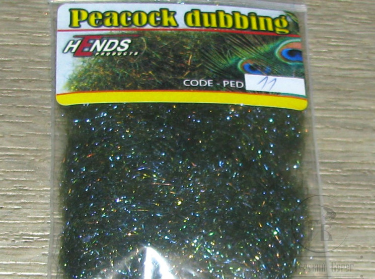 Даббинг Peacock Dubbing Dark Green / Violet Effect PED-11 Hends