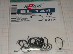 Крючок безбородый джиговый Hends Jig BL 144 № 12 ( 20 шт )