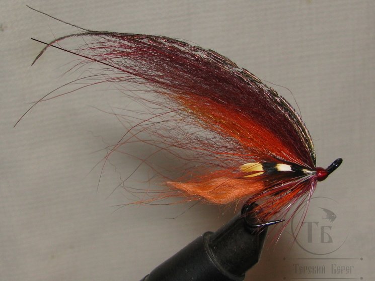 Муха лососёвая Pahtakorva ( 25 ) TD Rusty Orange Var. Partridge Heavy Bl. № 6