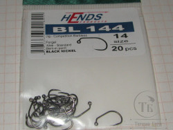 Крючок безбородый джиговый Hends Jig BL 144 № 14 ( 20 шт )