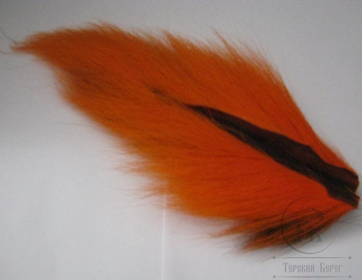 Хвост оленя средний оранжевый / Bucktail Medium Orange