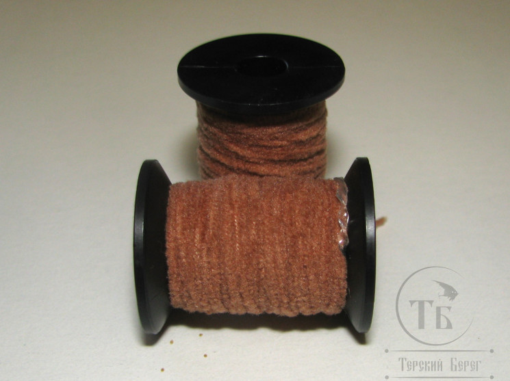 Микро синель Microchenille Lt. Brown 0,8 мм 5 м Терский берег