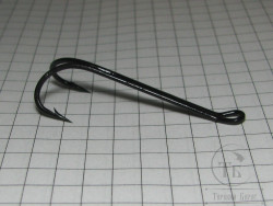 Крючки двойные Partridge Double Low Water Q № 1 ( 10 шт )