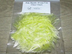 Синель Poly Hackle Clear Chart. 18 mm 5 m