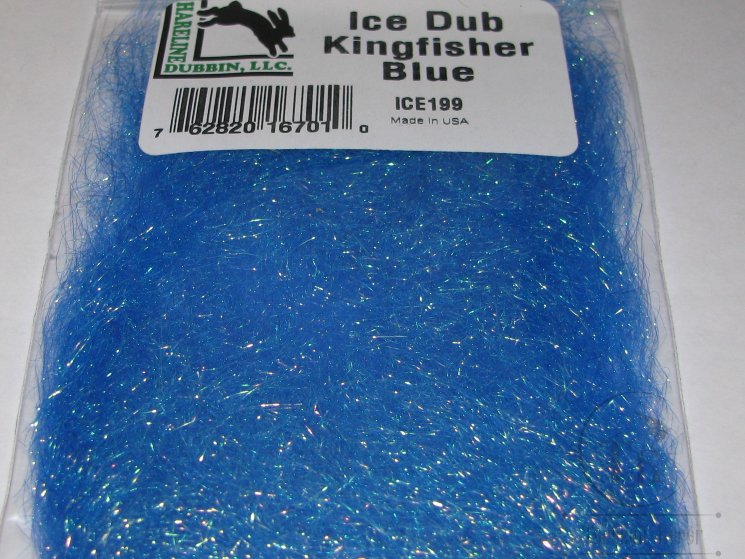 Даббинг Ice dub Hareline Kingfisher Blue 