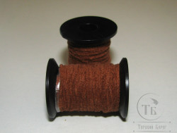 Микро синель Microchenille Brown 0,8 мм 5 м Терский берег