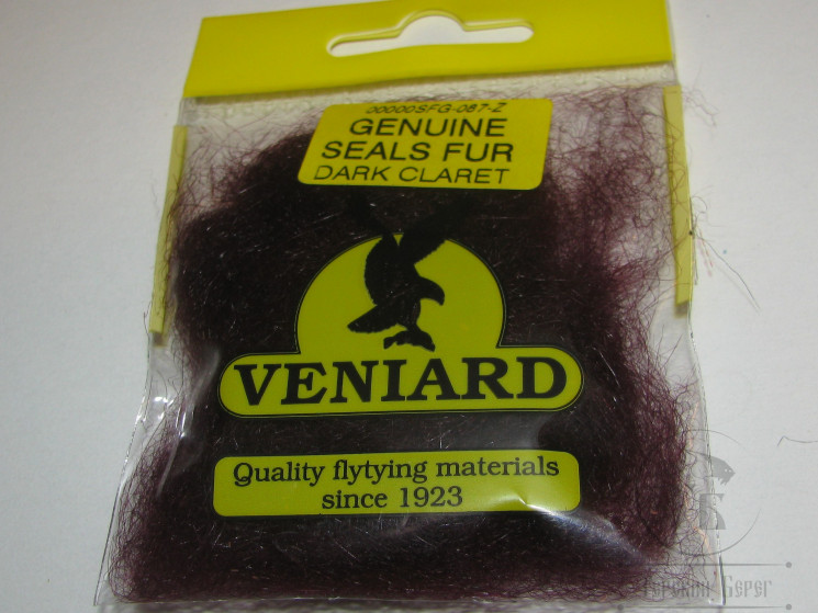 Даббинг тюленя Genuine Seals Fur Veniard Dk. Claret