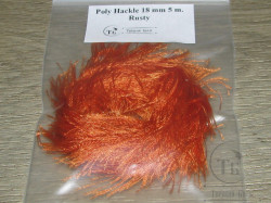 Синель Poly Hackle Rusty 18 mm 5 m