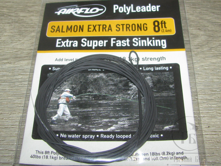 Полилидер 8 ft (2.4 m) Polyleader Salmon 40 lb (18.1 kg) Ex. Super Fast Sinking Airflo
