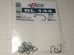 Крючок безбородый джиговый Hends Jig BL 144 № 20 ( 20 шт )