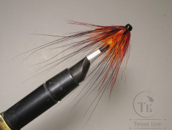 Муха лососёвая Spey Tube ( 7 ) Heron Pathacorva пластиковая трубка 1,0 дюйм