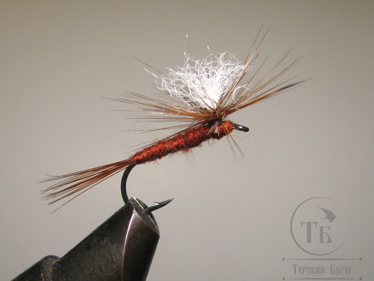 Муха Парашют / Parashute ( 16 ) Rusty Brown № 10