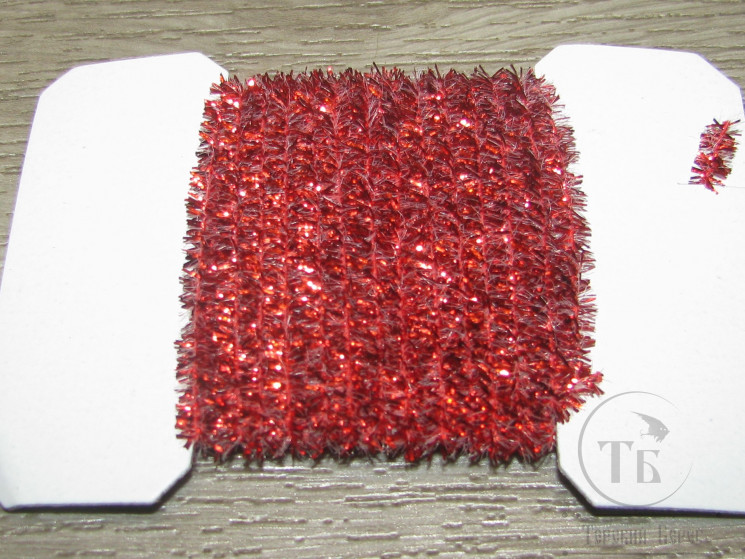 Tinsel Chenille Md Red Wapsi