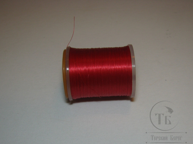 Монтажная нить Fly Fisher 8/0 Fl. Red 200 yds
