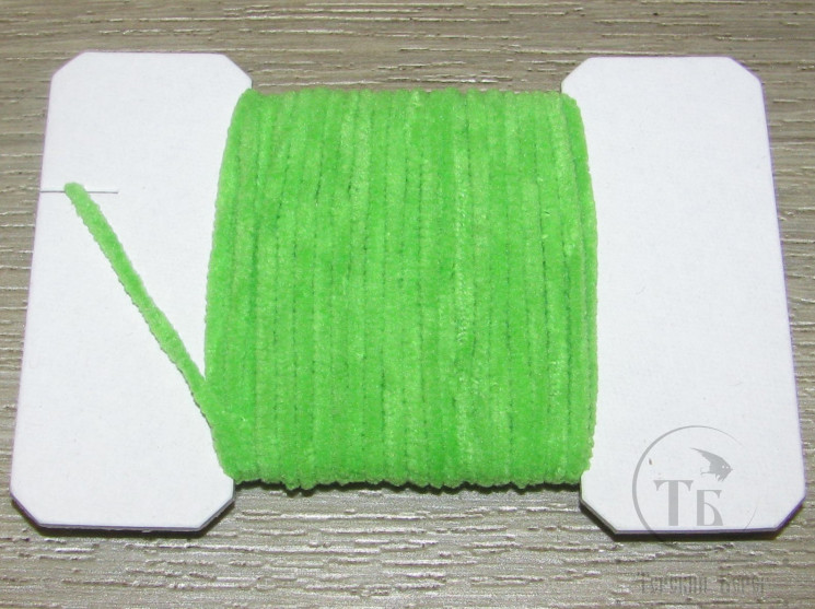 Синель Round Chenille R 1,5 mm ( 0 SM ) 5 метров Травяной Зеленый / Greenhighlander