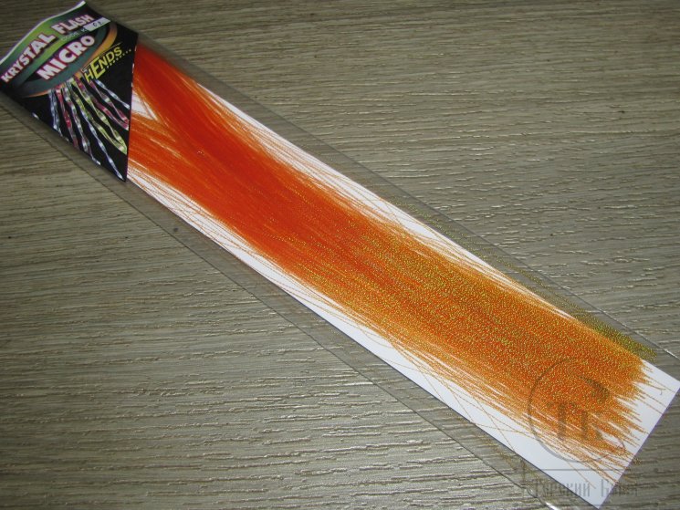 Крученый люрекс Krystal Flash Micro Hends 02 Orange
