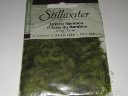 Перья Гризли Марабу Grizzly Marabou Olive Stillwater