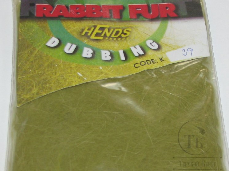 Кроличий даббинг Rabbit Dubbing № 39 Olive Green Hends