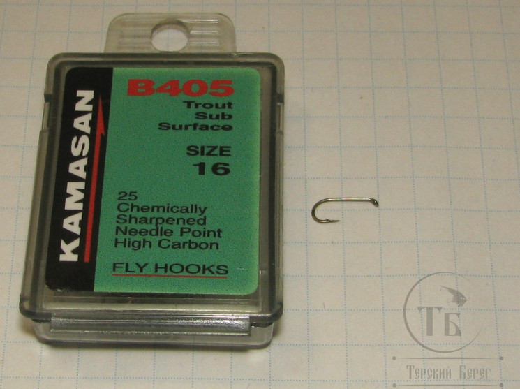 Крючки Kamasan B 405 Trout Sub Surface № 16 (25 шт.)