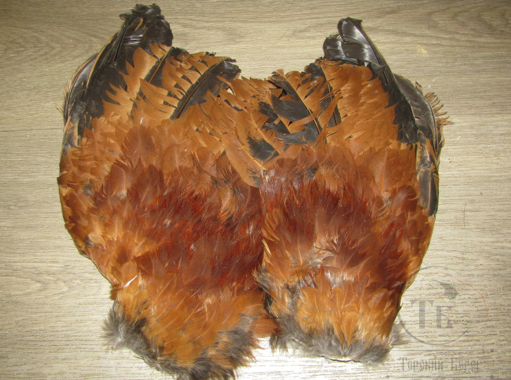 Крылья петуха Cock Wings Brown ( 1 пара )