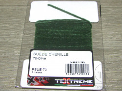 Chenille Suede 1,5 mm. Dk. Olive Textreme ( 3 m )
