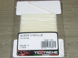 Chenille Suede 1,5 mm. White Textreme ( 3 m )