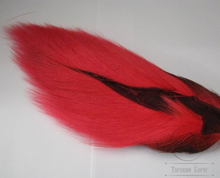 Хвост оленя большой Bucktail Large Fl Red