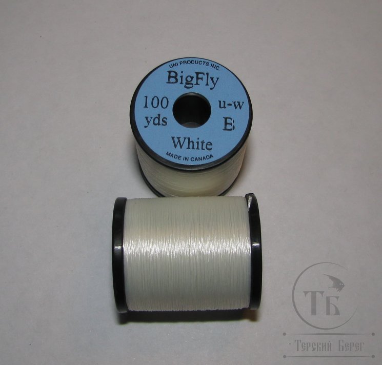 Монтажная нить  UNI Big Fly  B 80 yds White