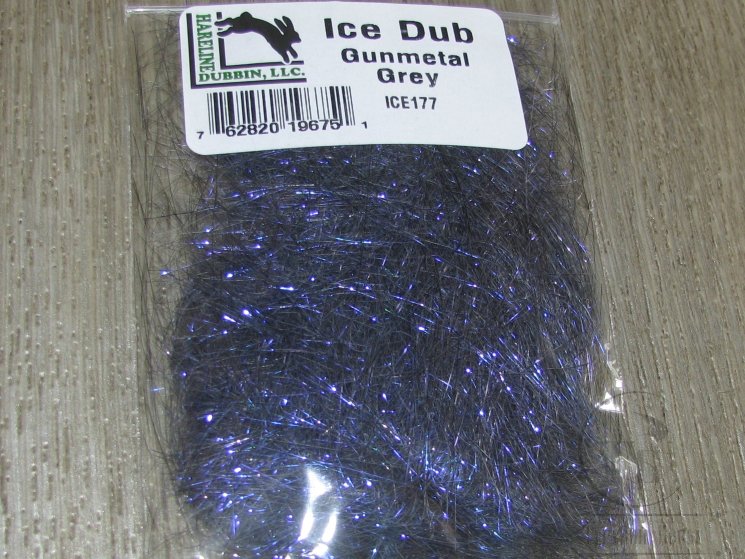 Ice Dub Hareline Gunmetal Grey