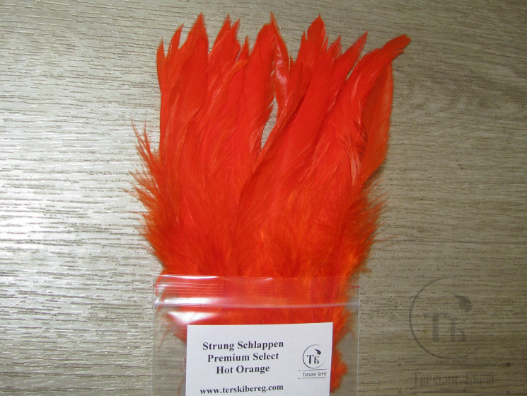 Перо петуха Strong Schlappen Premium Select Hot Orange