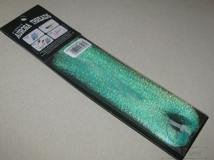 Крученый люрекс Crystal Flash Pastel Green Japan
