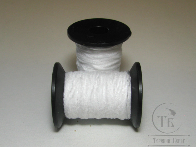 Микро синель Microchenille White 0,8 мм 5 м Терский берег