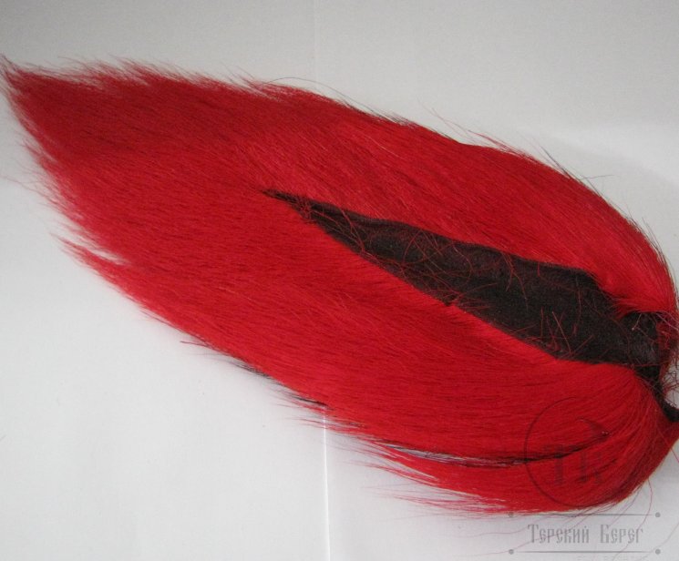 Хвост оленя большой Bucktail Large Red