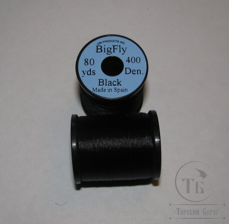 Монтажная нить  UNI Big Fly  B 80 yds Black