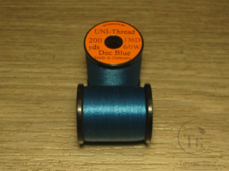 Монтажная нить UNI THREAD 6/0 Doc. Blue 200 yds