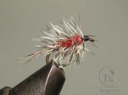 Муха Палмер PLM ( 21 ) Grizzly Red H/Sh # 14