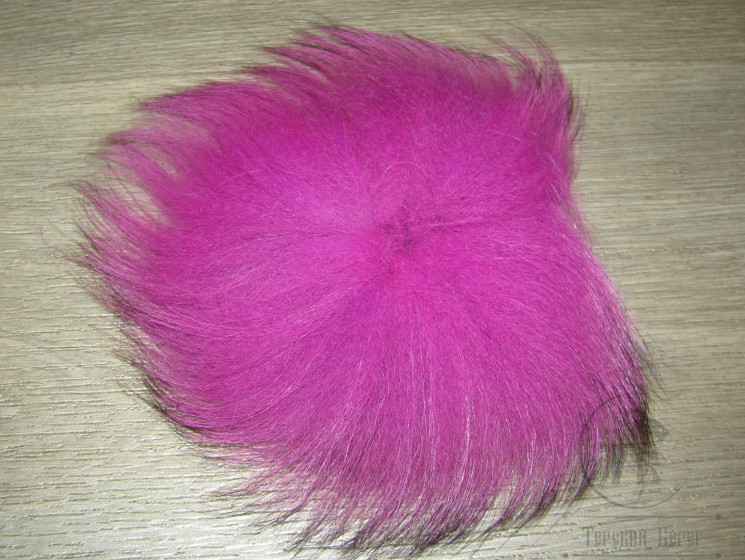 Хвост арктического песца Silver Fox Magenta 3XL CF