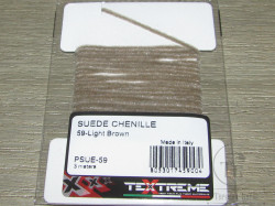 Chenille Suede 1,5 mm. Lt. Brown Textreme ( 3 m )