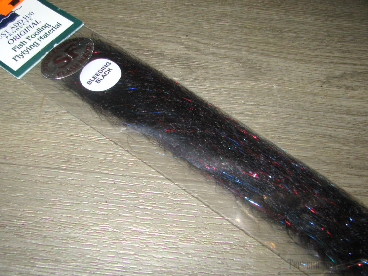 Смесь синтетических волокон (22 cm) Steve Farrar"s Flash Blend Bleeding Black H2O