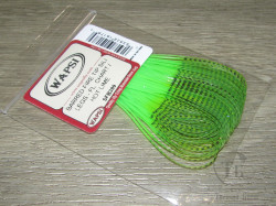 Силиконовые ножки Barred Fire Tip Sili Legs Fl. Chartreuse / Hot Lime Wapsi