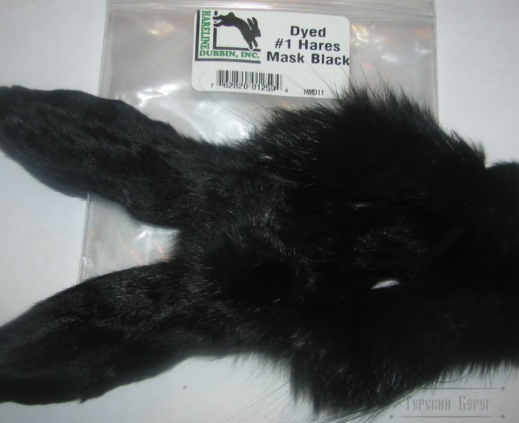 Маска зайца Hare Mask gr. #1 Black Hareline