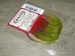 Силиконовые ножки Barred Fire Tip Sili Legs Hopper Yellow / Red Wapsi