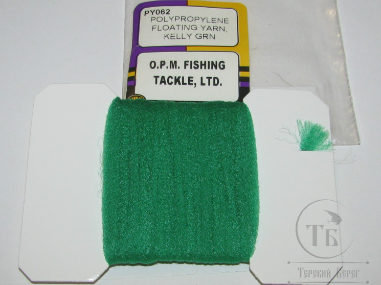 Полипропиленовая пряжа Polypropylene Floating Yarn Kelly Green Wapsi