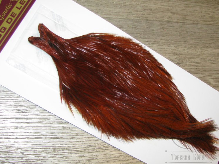Скальп петуха Whiting Coq De Leon Cape Fiery Brown (покраска Терский Берег)