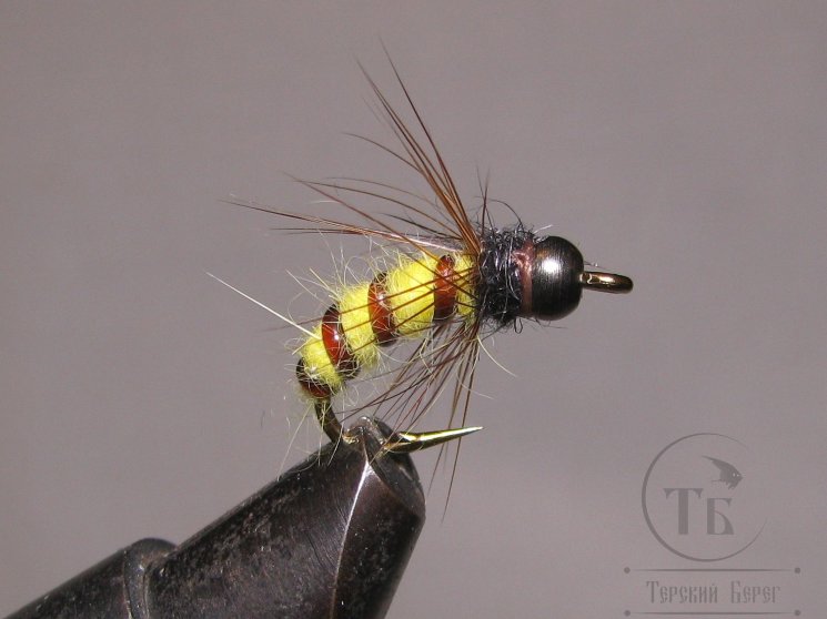 Муха оса (11) Bl. Head кр. № 8 Scud ( утяжелённая)