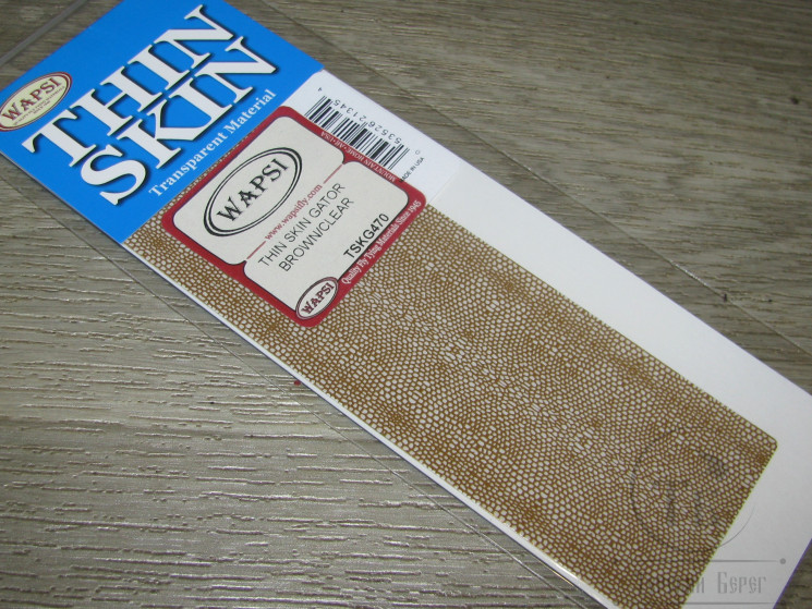 Плёнка для спинок Thin Skin Wapsi Gator Brown / Clear