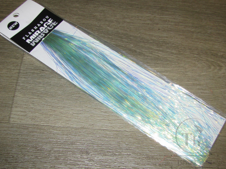 Плоский люрекс Flashabou Mirage Chartreuse 3062 Hedron