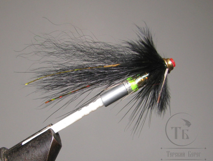 Муха лососёвая Turbo July 3/4 inch ( 16 ) Green Butt пластик 3/4