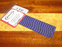 Силиконовые ножки Barred Round Rubber MD. Purple / Black Wapsi