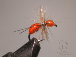 Муха муравей Ant Scud ( 11 ) Orange Epoxy Kumho Scud № 14